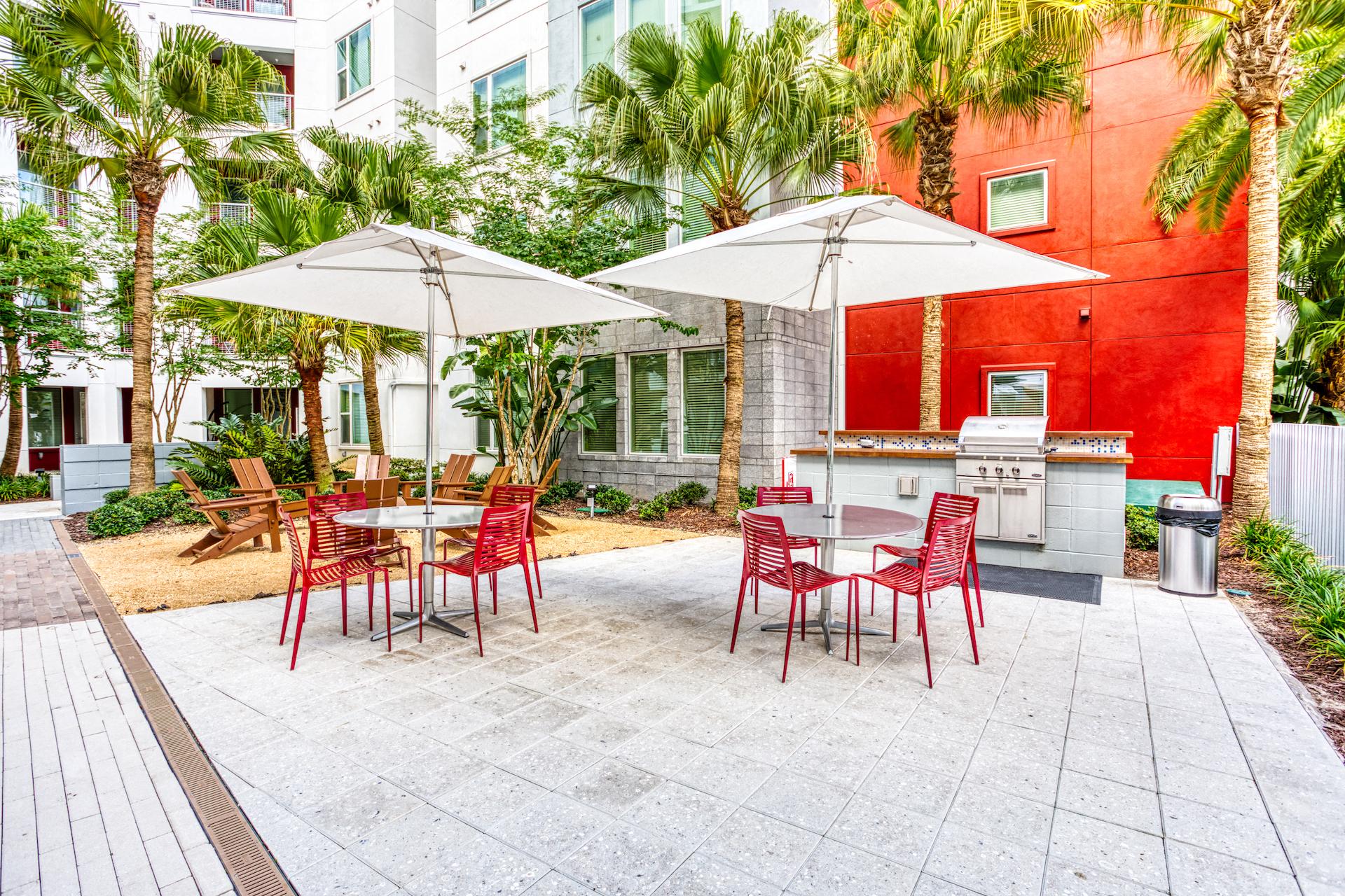 Community Grilling Station at The Parker at Maitland Station, Florida